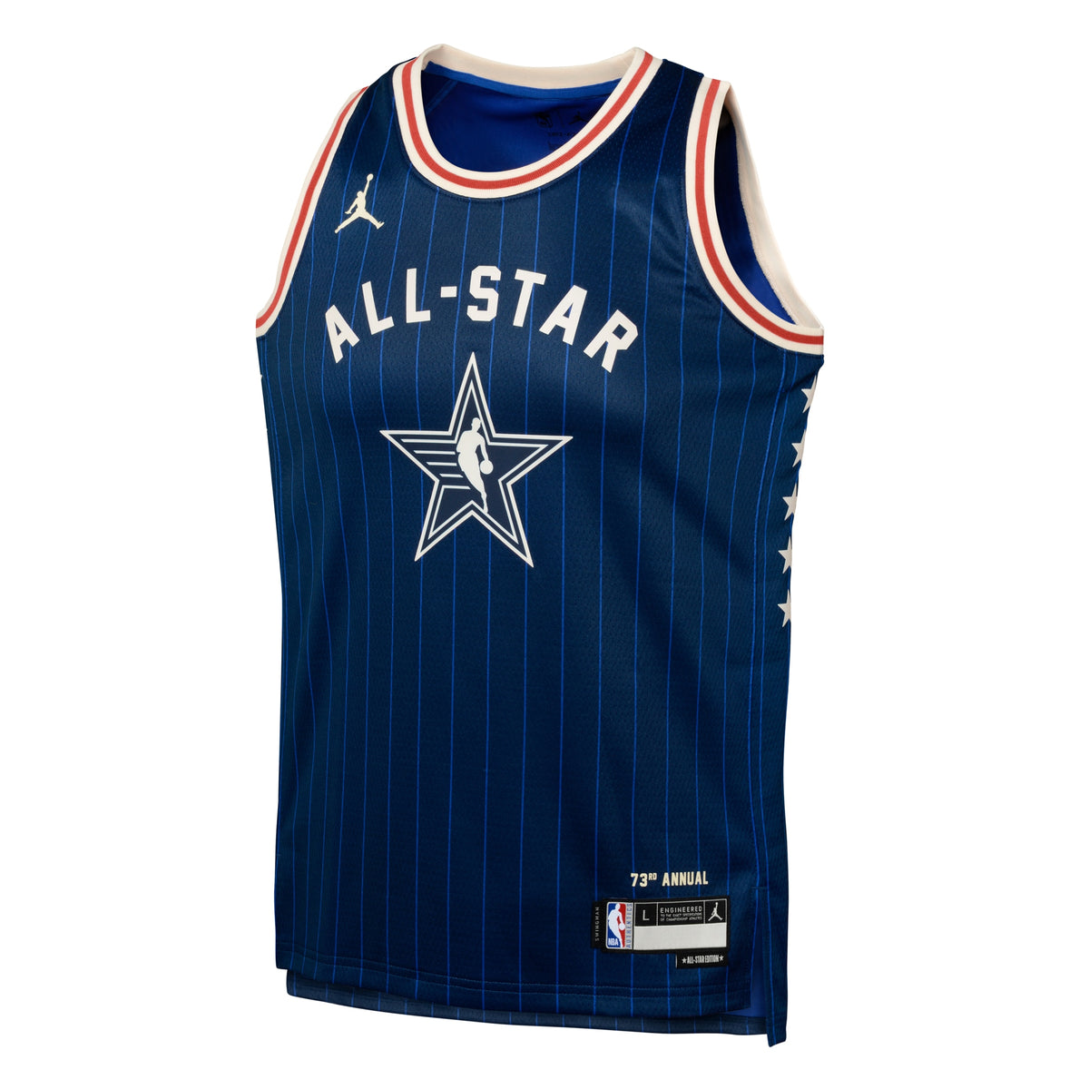 Eastern Conference Jordan Brand All-Star 2024 Swingman Jersey - Navy - Jayson Tatum - Youth